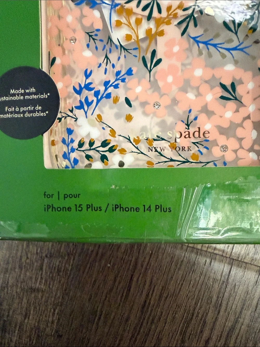 kate spade Clear Floral MagSafe Case for iPhone 14 Plus / IPhone 15 Plus